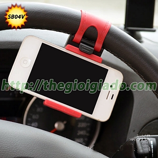 Giá đỡ điện thoại trên ôtô (gắn ở vô lăng xe) Model SB04V
