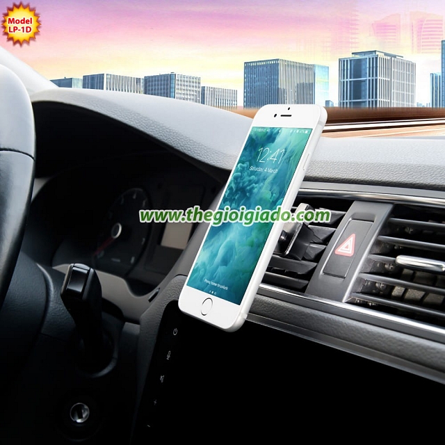 Giá treo điện thoại trên xe hơi kẹp cửa điều hòa model LP-1D