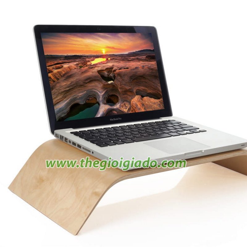 Giá đỡ iMac để bàn chất liệu gỗ SAM-4 Giá đỡ iMac để bàn chất liệu gỗ SAM-4