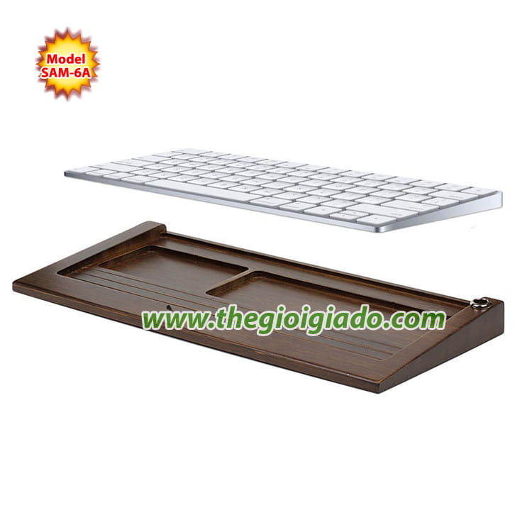 Giá đỡ bàn phím apple chất liệu gỗ SAM-6A Giá đỡ bàn phím Apple chất liệu gỗ SAM-6A