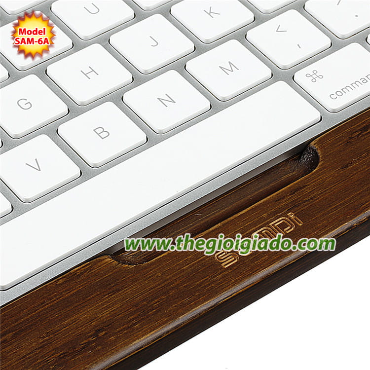 Giá đỡ bàn phím apple chất liệu gỗ SAM-6A Giá đỡ bàn phím Apple chất liệu gỗ SAM-6A