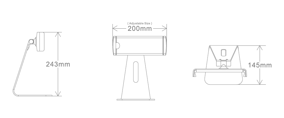 gi&aacute; đỡ Ipad tr&ecirc;n b&agrave;n l&agrave;m việc