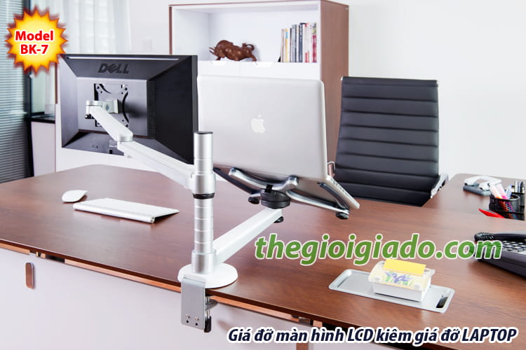 gi&aacute; đỡ m&agrave;n h&igrave;nh LCD ki&ecirc;m gi&aacute; đỡ LAPTOP d&ugrave;ng cho d&acirc;n văn ph&ograve;ng