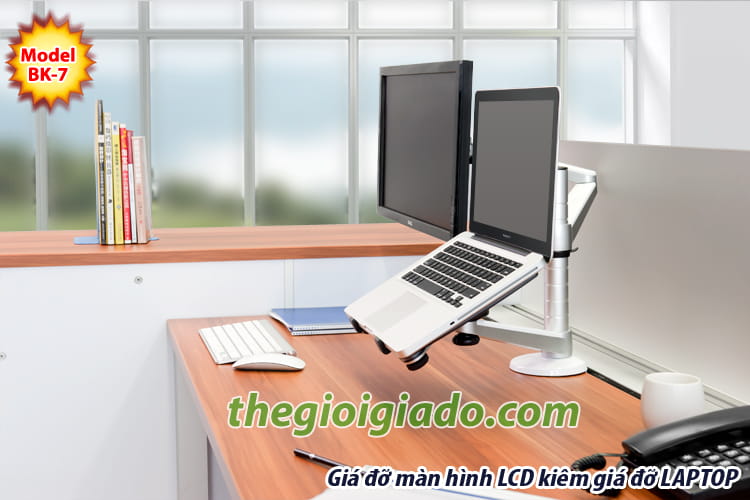 gi&aacute; đỡ m&agrave;n h&igrave;nh LCD ki&ecirc;m gi&aacute; đỡ LAPTOP d&ugrave;ng cho d&acirc;n văn ph&ograve;ng