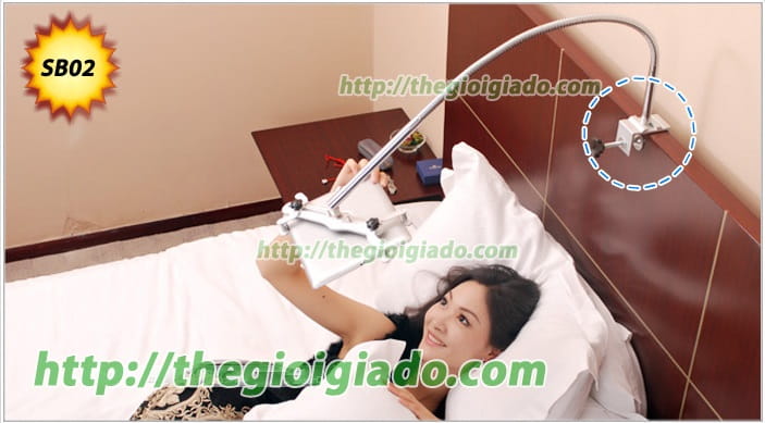 Giá đỡ ipad kiểu đứng nằm trên giường  Giá đỡ ipad kiểu đứng nằm trên giường