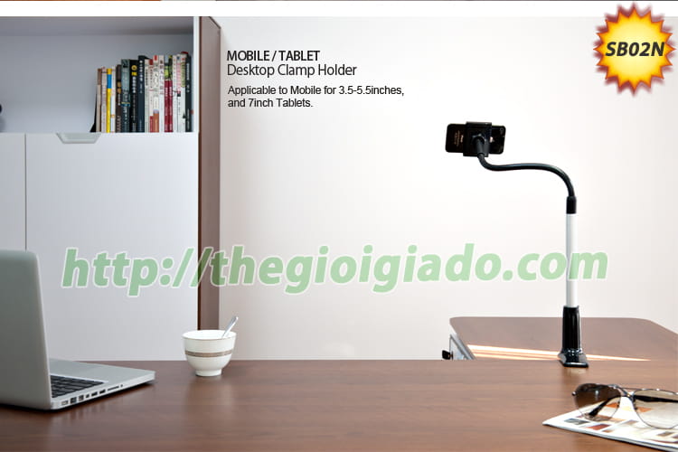 GIÁ ĐỠ MÁY TÍNH BẢNG KIÊM GIÁ ĐỠ ĐIỆN THOẠI TRÊN GIƯỜNG