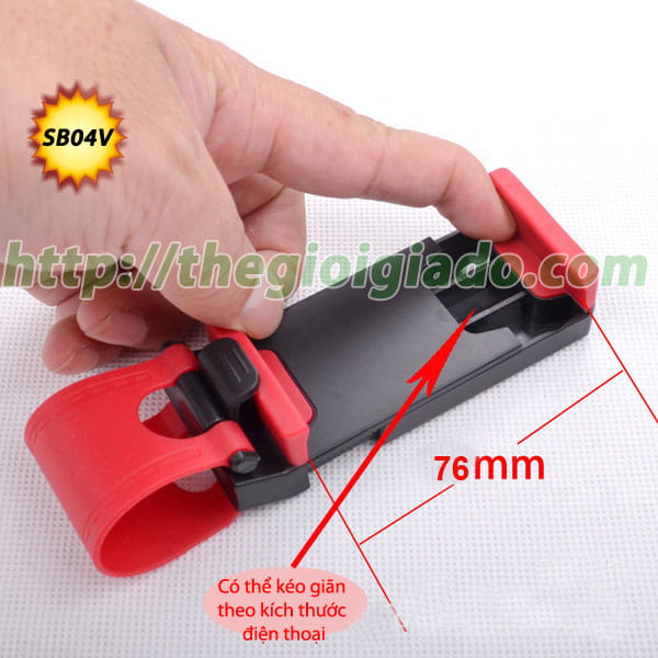 GIÁ ĐỠ SMARTPHONE DÙNG TRÊN XE ÔTÔ,Giá đỡ điện thoại dùng trên oto - MODEL: SB04V