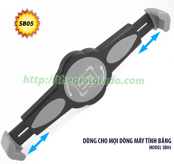 GIÁ ĐỠ MÁY TÍNH BẢNG TRÊN ÔTÔ- Model: SB05