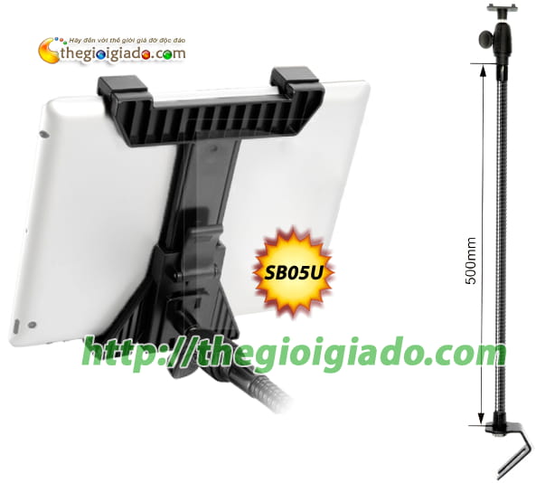 GIÁ ĐỠ MÁY TÍNH BẢNG TRÊN ÔTÔ- Model: SB05U 