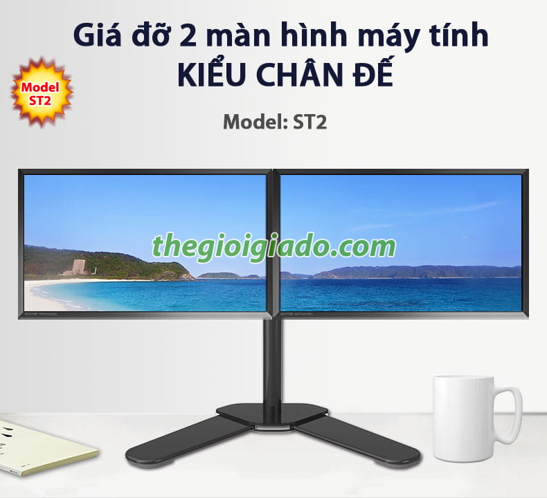 giá đỡ hai màn hình LCD máy tính giá đỡ hai màn hình LCD máy tính