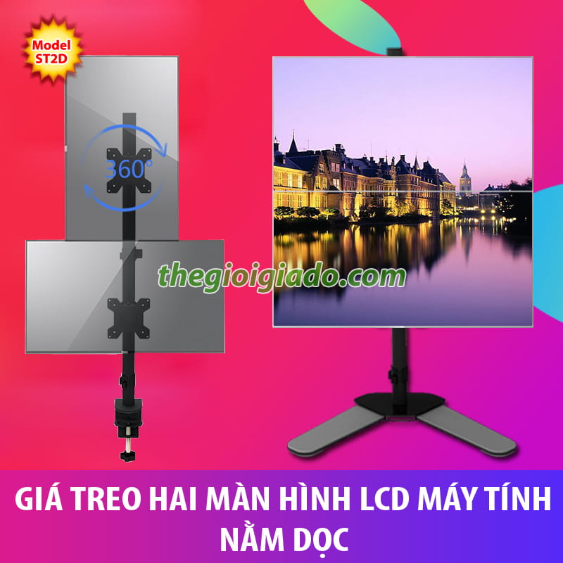 giá đỡ hai màn hình LCD máy tính giá đỡ hai màn hình LCD máy tính