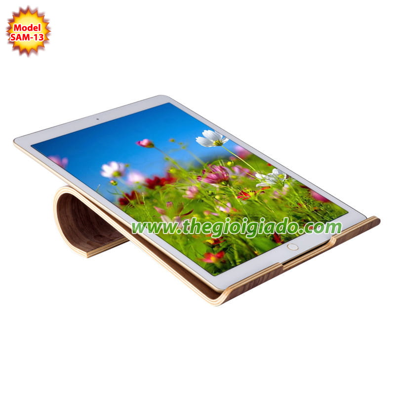 Giá đỡ MacBook để bàn chất liệu gỗ SAM-13 Giá đỡ MacBook để bàn chất liệu gỗ SAM-13