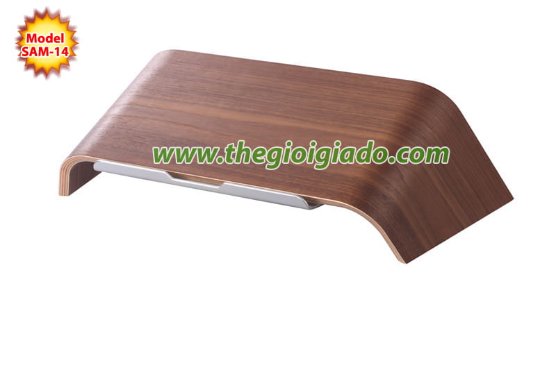 Giá đỡ MacBook để bàn chất liệu gỗ SAM-14 Giá đỡ MacBook để bàn chất liệu gỗ SAM-14