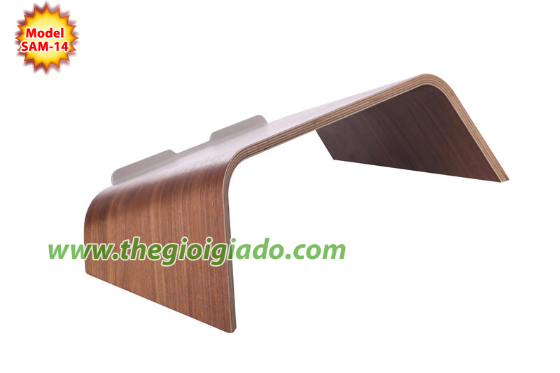 Giá đỡ MacBook để bàn chất liệu gỗ SAM-14 Giá đỡ MacBook để bàn chất liệu gỗ SAM-14