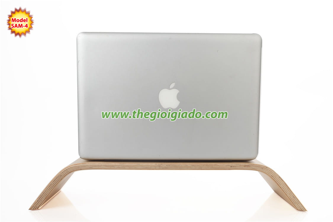 Gi&aacute; đỡ iMac để b&agrave;n chất liệu gỗ SAM-4