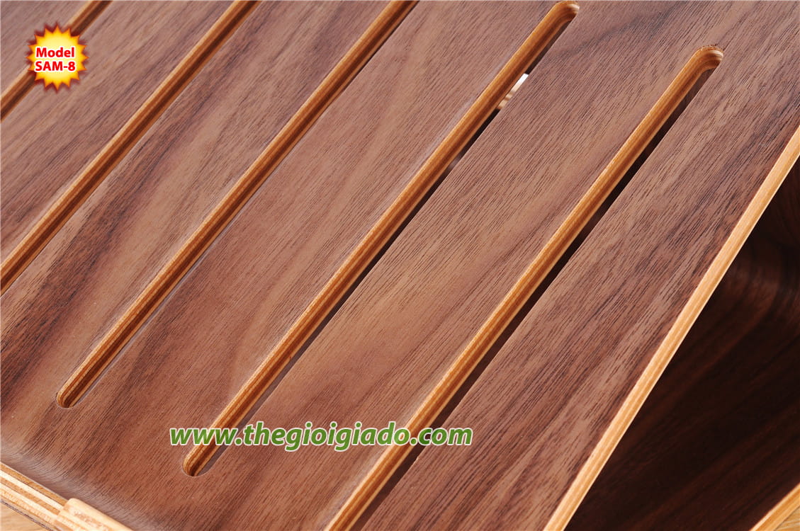 Gi&aacute; đỡ MacBook để b&agrave;n chất liệu gỗ SAM-8