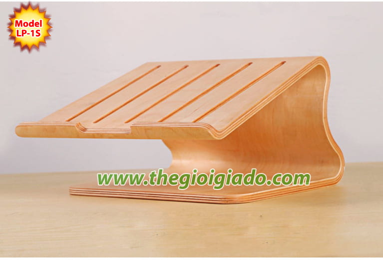 Gi&aacute; đỡ MacBook để b&agrave;n chất liệu gỗ SAM-8