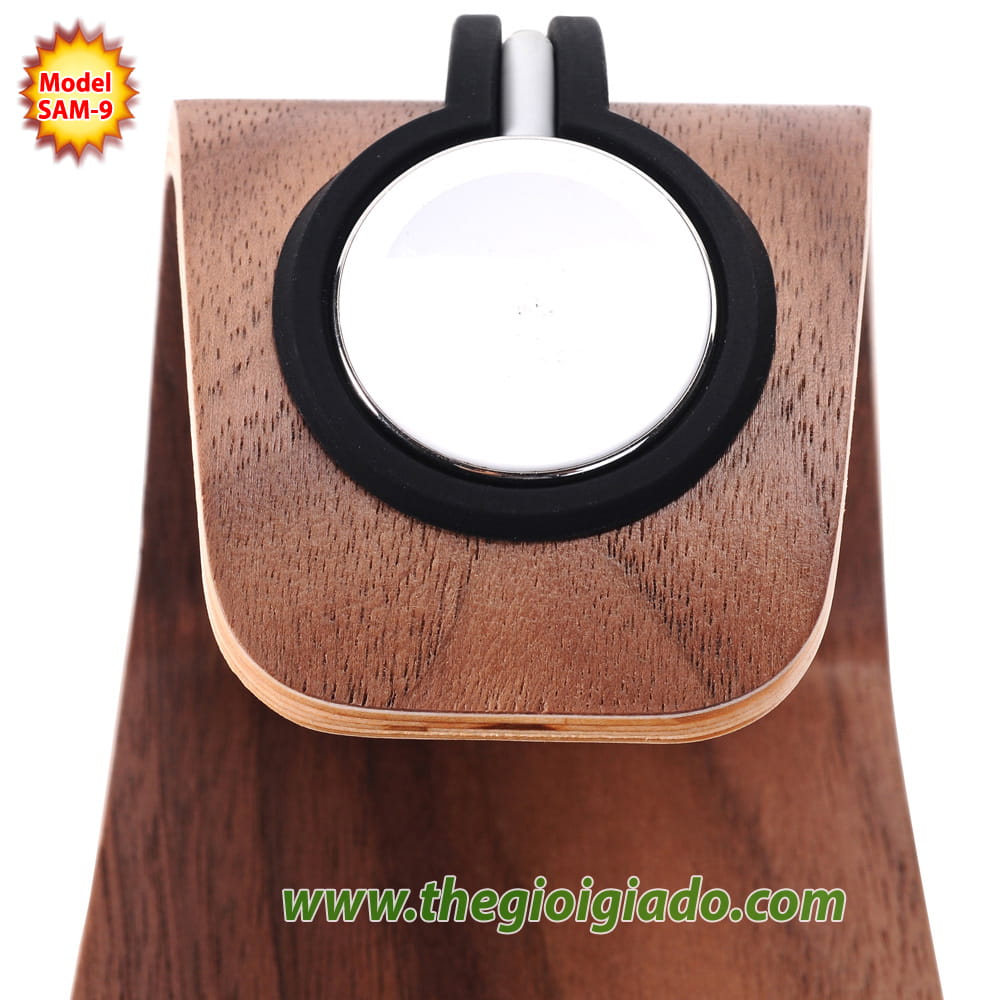 Giá đỡ Apple Watch để bàn,chất liệu gỗ SAM-9 Giá đỡ Apple Watch để bàn,chất liệu gỗ SAM-9