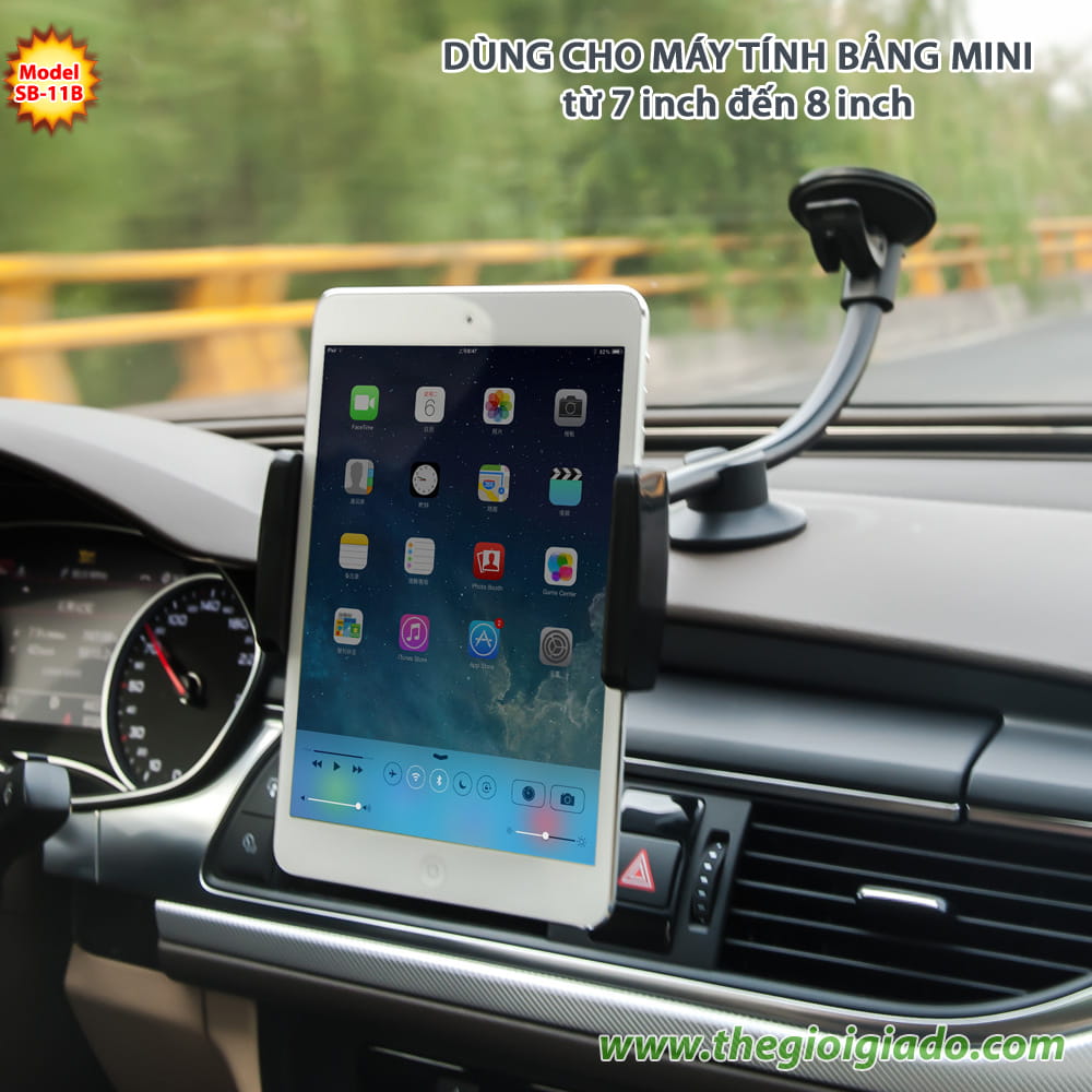 gi&aacute; đỡ iPad tr&ecirc;n xe hơi