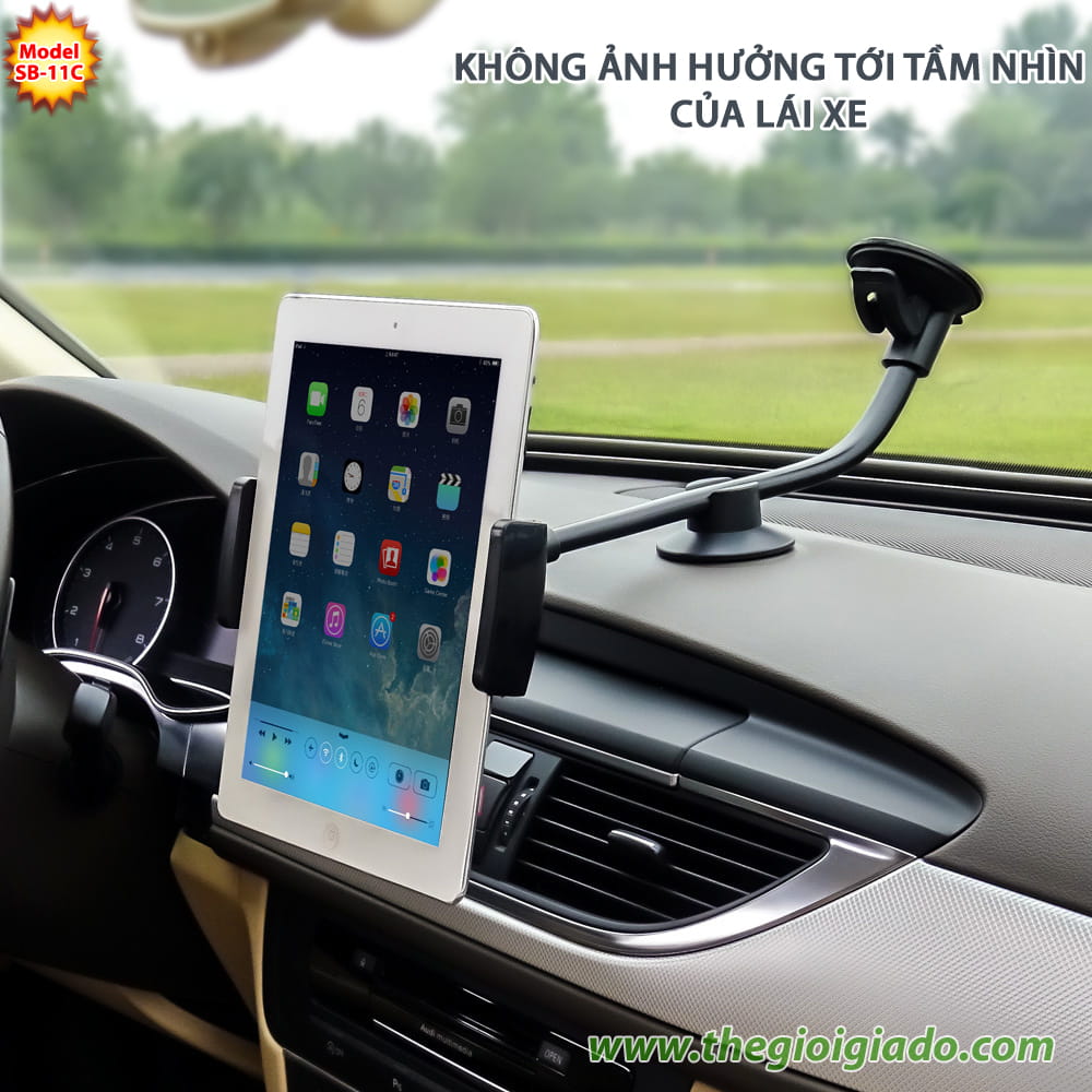 gi&aacute; đỡ iPad tr&ecirc;n xe hơi