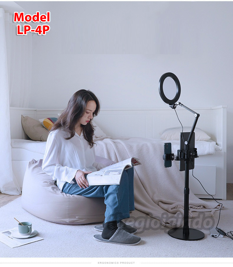 GIÁ ĐỠ LIVESTREAM ĐA NĂNG CHO ĐIỆN THOẠI & MÁY TÍNH BẢNG MODEL LP-4P/LP-4PD