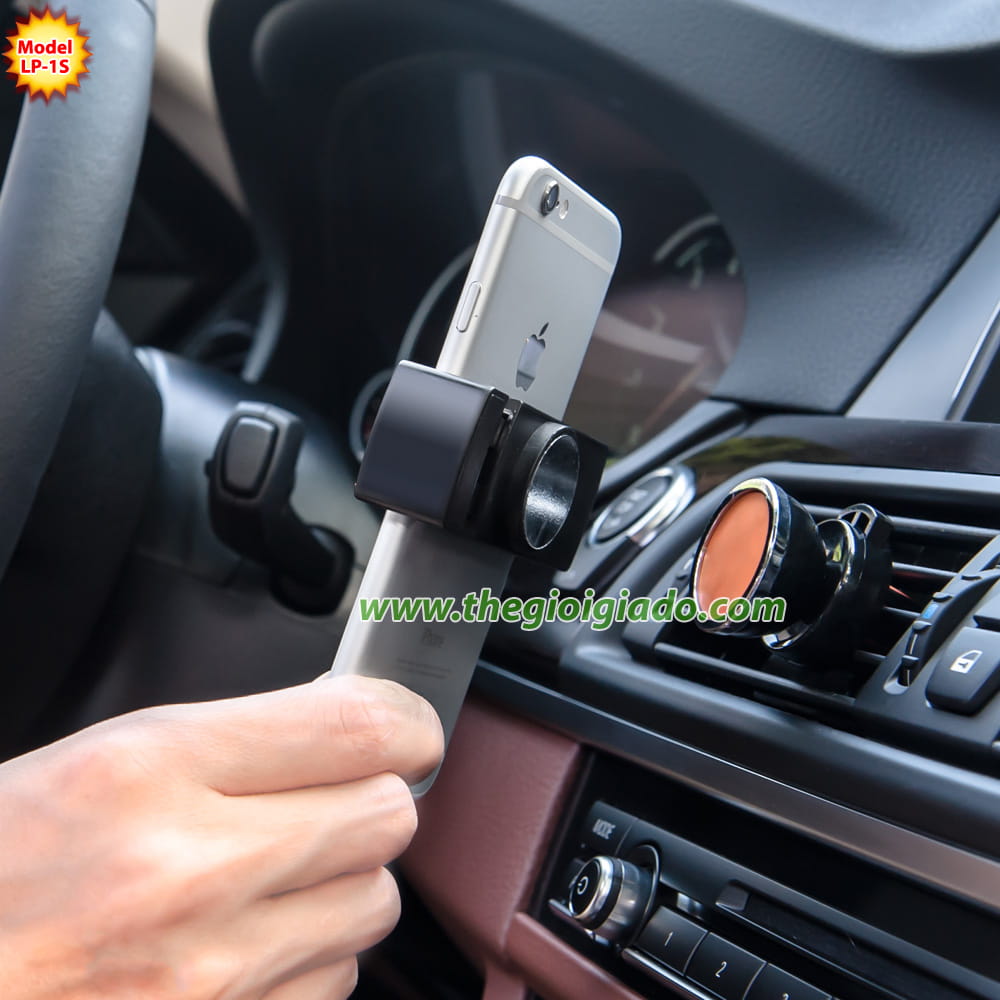 Giá treo điện thoại trên xe hơi kẹp cửa điều hòa model LP-1S