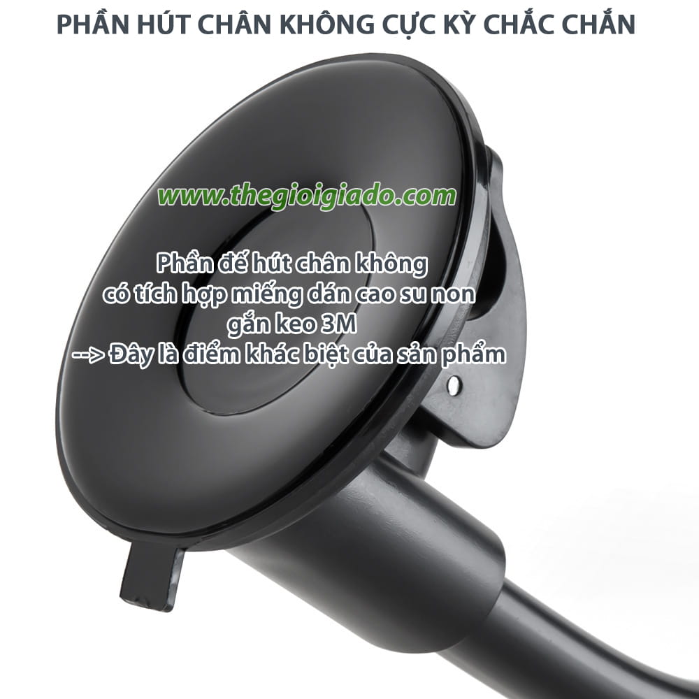 giá đỡ điện thoại trên xe hơi hút chân không model SB-11A