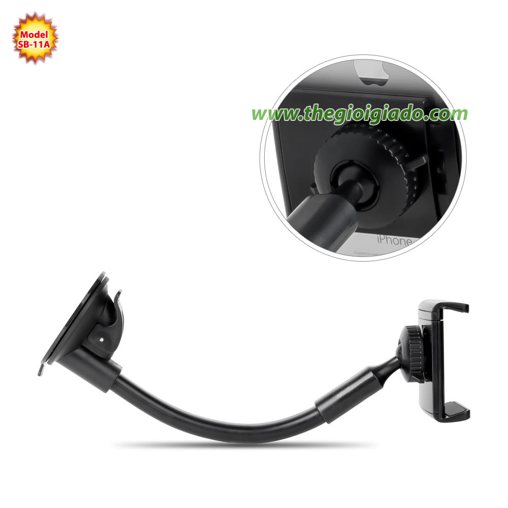 giá đỡ điện thoại trên xe hơi hút chân không model SB-11A